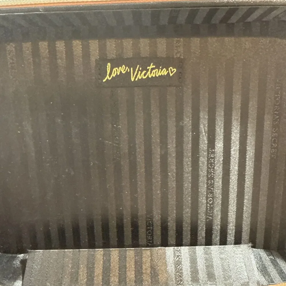 Victoria’s Secret Makeup Carry Case Pink Hard Case 9” Love Victoria Series